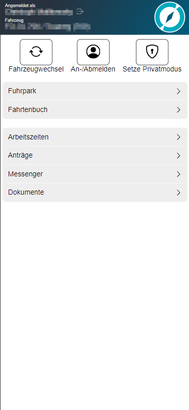 Mobile App der OrtungsLogistik